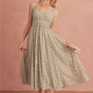 Breath of Youth Rose Petals on the Floor Dress